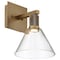Access Lighting Port Nine Martini, Martini LED Wall Sconce, Antique Brushed Brass Finish, Clear Glass 63143LEDD-ABB/CLR - alternate 8
